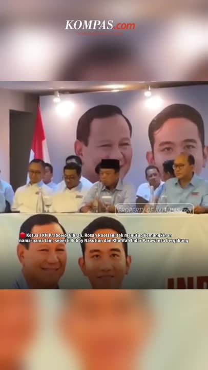 Bobby hingga Khofifah Berpeluang Masuk TKN Prabowo-Gibran #Shorts