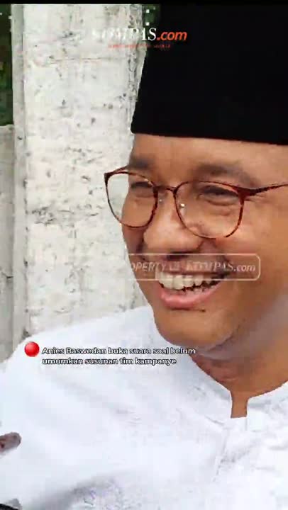 Kata Anies soal Belum Umumkan Susunan Tim Kampanye #Shorts
