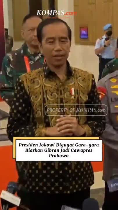 Jokowi Digugat Gara-gara Biarkan Gibran Jadi Cawapres Prabowo #Shorts