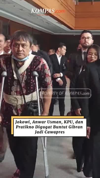 Jokowi, Anwar Usman, KPU, dan Pratikno Digugat Buntut Gibran Jadi Cawapres #Shorts