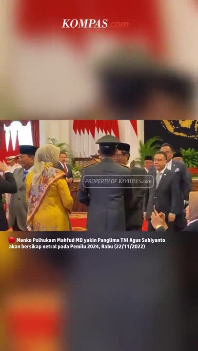 Mahfud Yakin Panglima TNI Agus Subiyanto Netral di Pemilu 2024 #Shorts