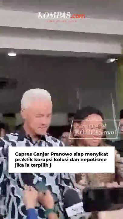 Ganjar Sebut Korupsi Jadi Penyakit di Indonesia, Mau Disikat!