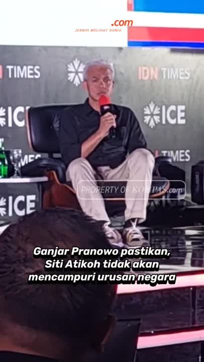 Kata Ganjar soal Pertanyaan Potensi Siti Atikoh "Cawe-cawe" Saat Jadi Ibu Negara #SHORTS