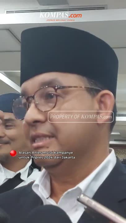 Anies Bakal Mulai Kampanye Pilpres 2024 di Jakarta #Shorts
