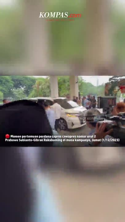 Akhirnya, Momen Pertemuan Perdana Prabowo-Gibran di Masa Kampanye #Shorts