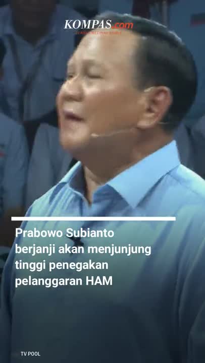 Prabowo: Masalah HAM Jangan Dipolitisasi, Mas Ganjar...