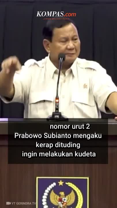 Prabowo: Banyak yang Tuduh Kudeta, Mungkin Saya Punya Muka Kudeta #Shorts
