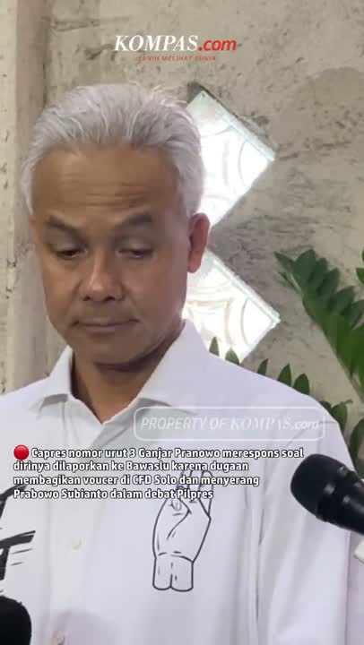 Ganjar Tak Ambil Pusing Diadukan ke Bawaslu: Nanti Kita Klarifikasi #Shorts