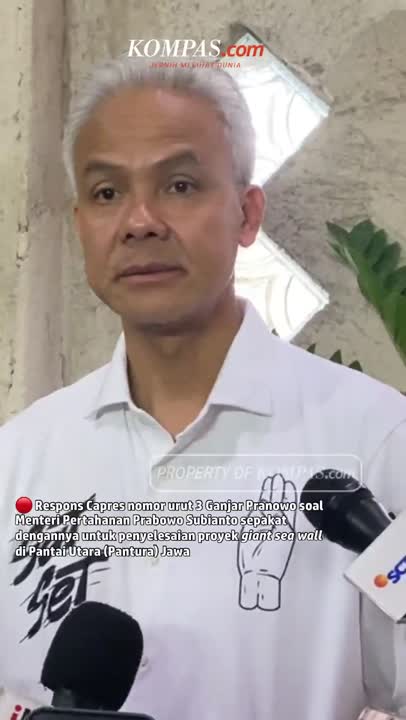 Ganjar Sebut Satu Guru dengan Prabowo soal &ldquo;Giant Sea Wall&rdquo; #Shorts