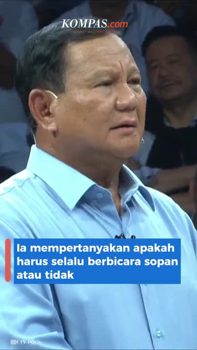 Prabowo: dari Dulu, Saya Bicara Apa Adanya #Shorts