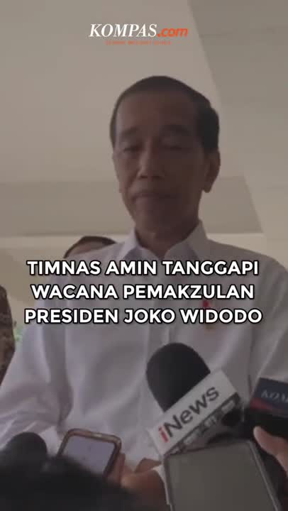 Timnas Amin Nilai Wacana Pemakzulan Jokowi Sah-sah Saja di Negara Demokrasi #SHORTS