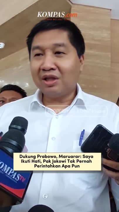 Dukung Prabowo, Maruarar: Jokowi Tak Pernah Perintahkan Apa Pun