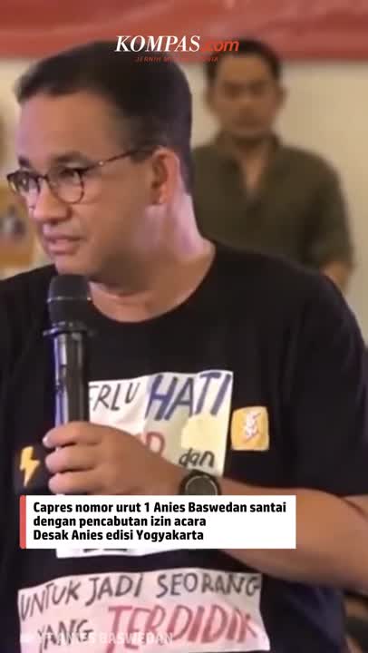 Anies Kalem Izin Acaranya di Yogya Dicabut, Pindah ke Tempat Lain