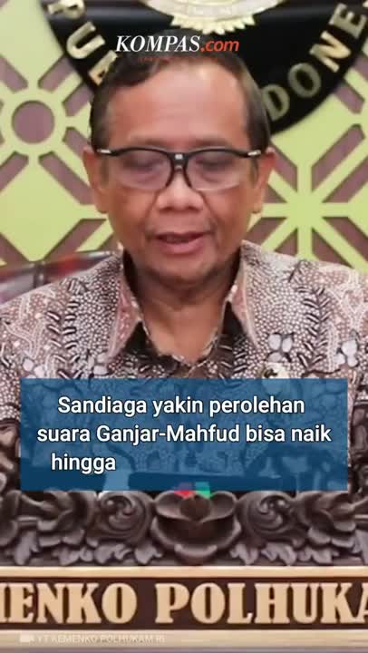 Sandiaga: Mundurnya Mahfud dari Menteri Bisa Tingkatkan Suara #Shorts