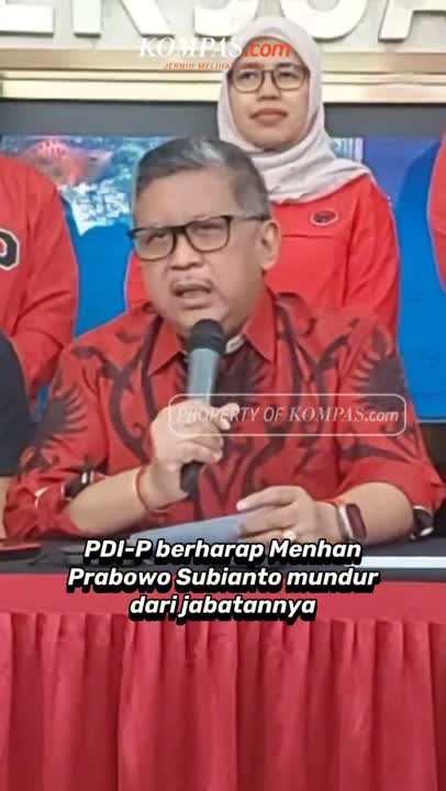 PDI-P Berharap Prabowo Mundur dari Jabatan Menhan #SHORTS