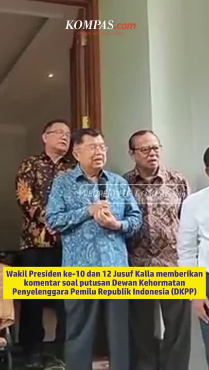 Jusuf Kalla Tanggapi Putusan DKPP soal Pendaftaran Gibran Jadi Cawapres