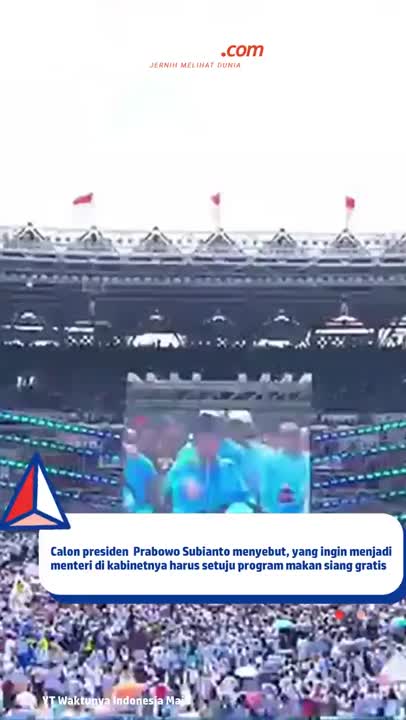 Prabowo: Menteri Saya Harus Setuju Makan Siang Gratis