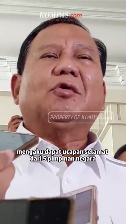 5 Negara Beri Selamat ke Prabowo yang Unggul Pemilu 2024 Versi Quick Count