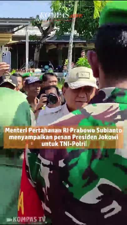 Prabowo: Harapan Presiden, TNI-Polri Kompak, Negara Kita di Ambang Lompatan Besar