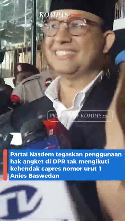Nasdem: Capresnya Dukung Hak Angket, tapi Ketum Partainya Enggak, Gimana? #Shorts