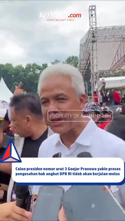 Ganjar Yakin Hak Angket Pemilu Tak Akan Berjalan Mulus