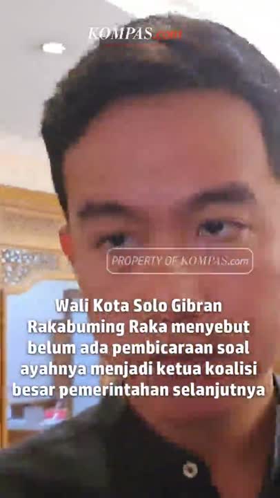 Tanggapan Gibran soal Jokowi Jadi Pemimpin Koalisi Besar