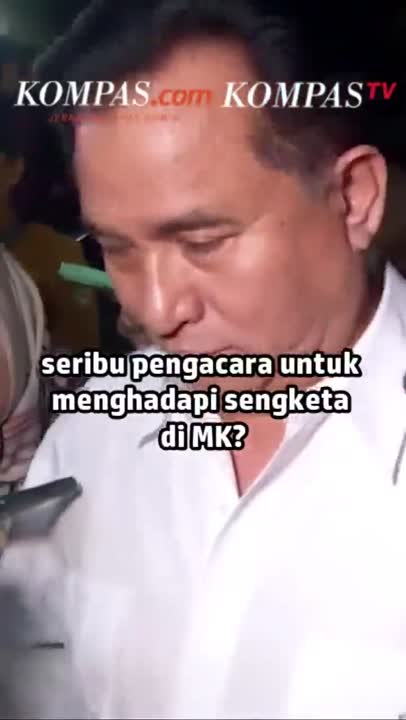 Yusril Tertawa Dengar Kubu Anies Kerahkan 1.000 Pengacara untuk Sengketa Pilpres