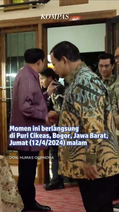 Momen Prabowo Silaturahim ke SBY