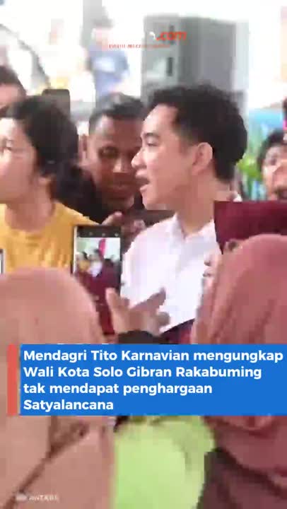 Mendagri: Mas Gibran Tak Dapat Satyalancana #Shorts