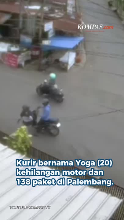 Motor Kurir Dicuri di Palembang, 138 Paket Raib