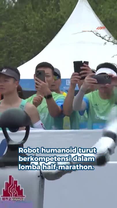 Lomba Half-Marathon di Beijing, Manusia Adu Skill dengan Robot