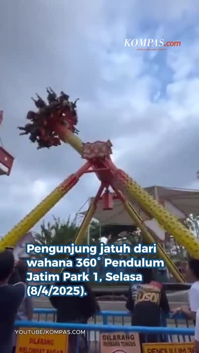 Jatuh dari Wahana Jatim Park, Pengunjung Patah Tulang