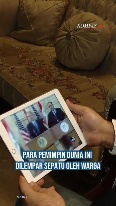 Rakyat Geram, Para Pemimpin Dunia Ini Dilempar Sepatu  Saat Sapa Warga