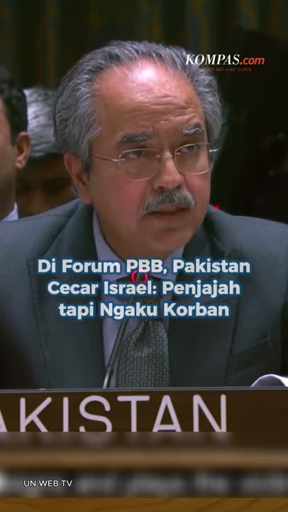 Di Forum PBB, Pakistan Cecar Israel: Penjajah tapi Ngaku Korban