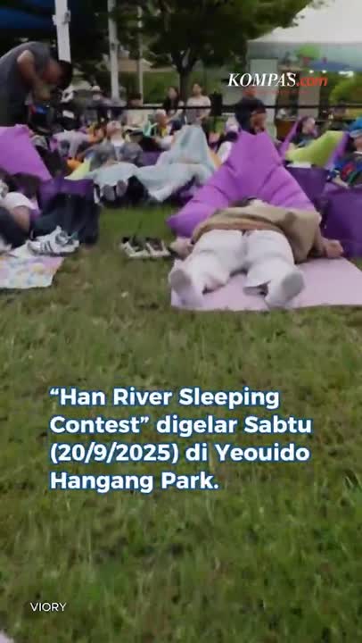 Lomba Tidur Nyenyak di Korsel, Peserta Ikut karena Capek Kerja