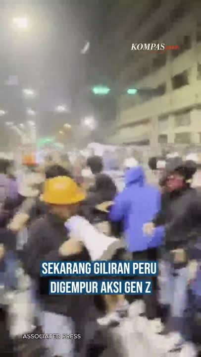 Demo Gen Z di Peru: Muak Korupsi Merajalela, Desak Presiden Mundur