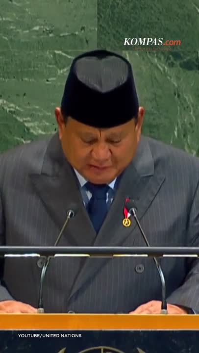 Prabowo di KTT PBB: Jika Israel Akui Palestina, RI Akui Israel