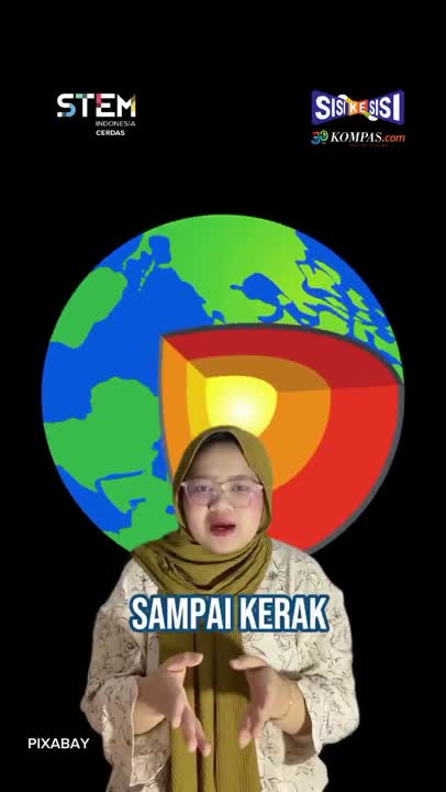 Lapisan Bumi Seperti Bagian-bagian Telur