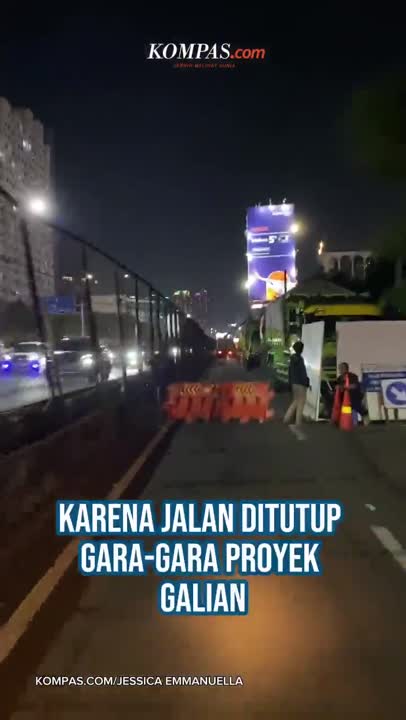 Jl. Arjuna Ditutup Sementara karena Proyek Galian