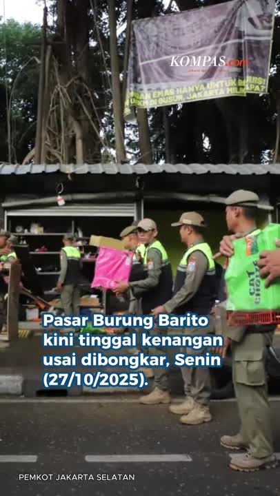 Penggusuran Pasar Burung Barito, Pramono: Sudah Diberi SP 3