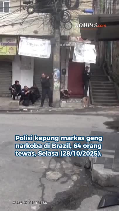 Brasil Bak Medan Perang, 64 Tewas Di Penggerebekan Narkoba Terbesar