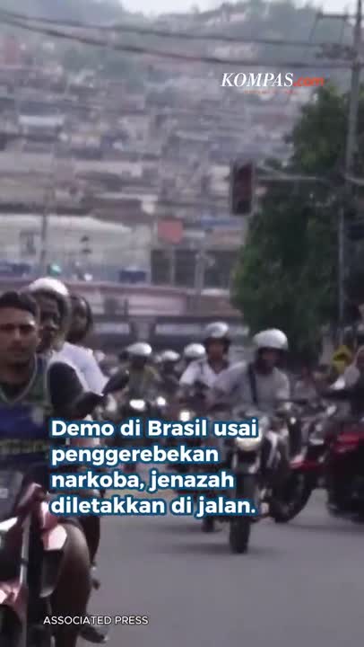 Warga Brasil Demo Usai Penggerebekan Narkoba Yang Tewaskan 119 Orang