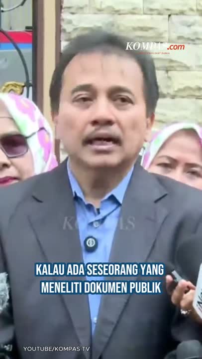 Roy Suryo Jadi Tersangka: Senyum Aja, Tetap Tegar