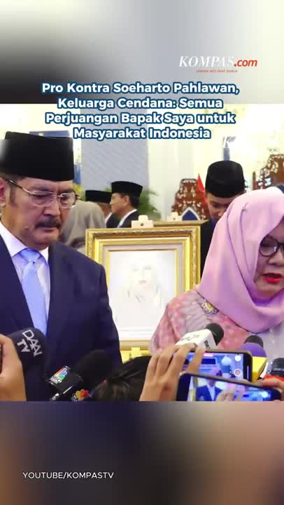 Pro Kontra Soeharto Pahlawan, Keluarga Cendana: Semua Perjuangan Bapak Saya Untuk Masyarakat Indones