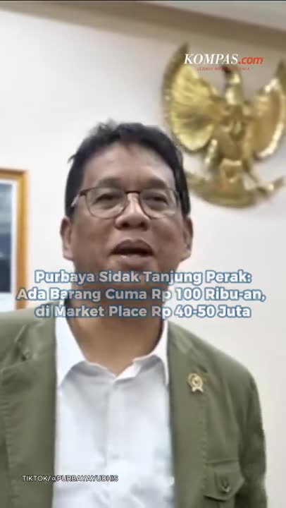 Purbaya Sidak Tanjung Perak: Ada Barang Cuma Rp 100 Ribu-an, Di Market Place Rp 40-50 Juta