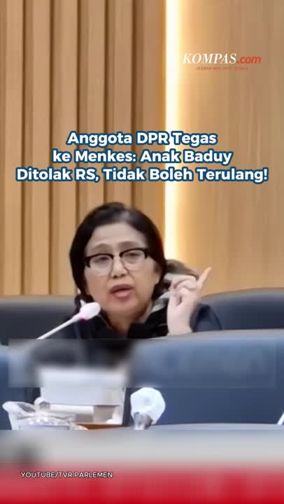Anggota DPR Tegas Ke Menkes: Anak Baduy Ditolak RS, Tidak Boleh Terulang!