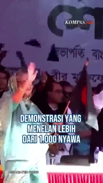 Eks PM Bangladesh Sheikh Hasina Divonis Mati Karena Sebabkan 1.400 Demonstran Tewas