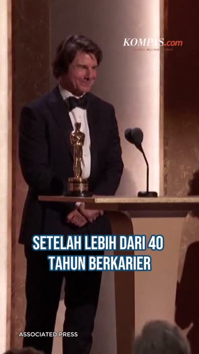 Tom Cruise Raih Oscar Pertamanya Setelah 45 Tahun Berkarier
