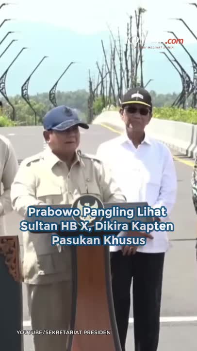 Prabowo Pangling Lihat Sultan HB X, Dikira Kapten Pasukan Khusus