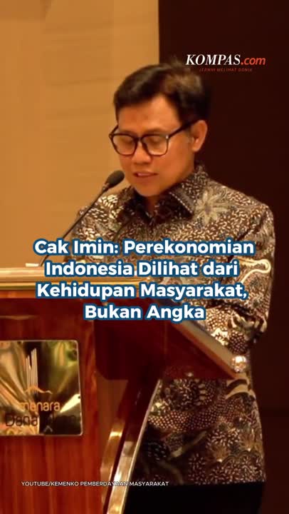 Cak Imin: Perekonomian Indonesia Dilihat Dari Kehidupan Masyarakat, Bukan Dari Angka